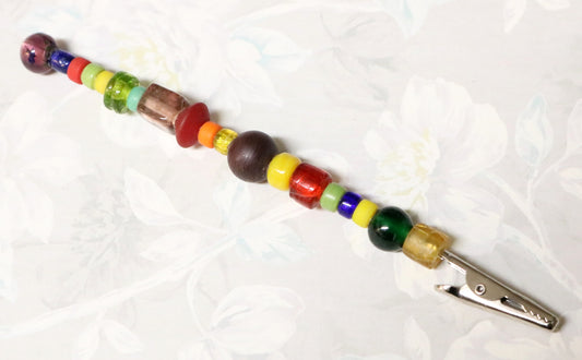 Purple Warmth Primary Love Multi-Use Clip, Credit/Debit Card Holder Multi-Use Artisan Designed Tool by Monkey's Mojo