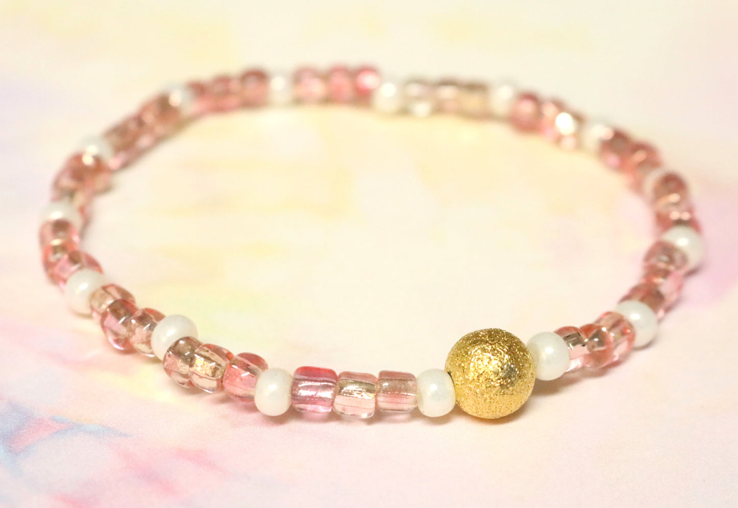 Pretty Pretty Princess - Princess and the Frog Golden Ball Glass Artisan Bracelet by Monkey's Mojo