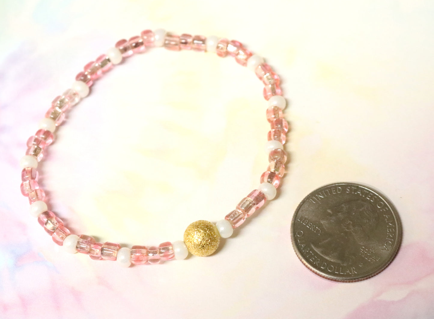 Pretty Pretty Princess - Princess and the Frog Golden Ball Glass Artisan Bracelet by Monkey's Mojo