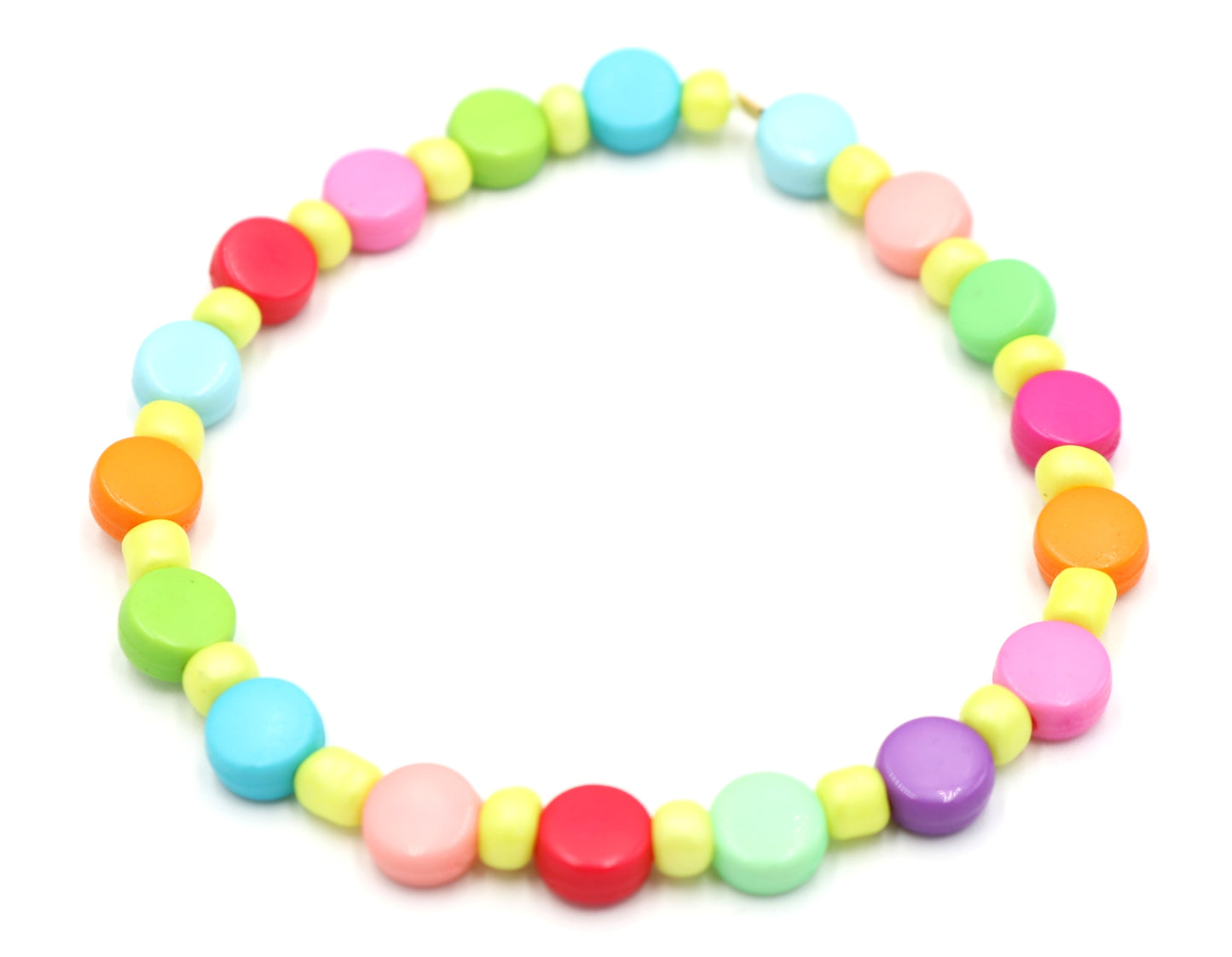 Electric Carnival Candy EDC Dance Dance Neon Yellow Bright Colors Bracelet by Monkey's Mojo