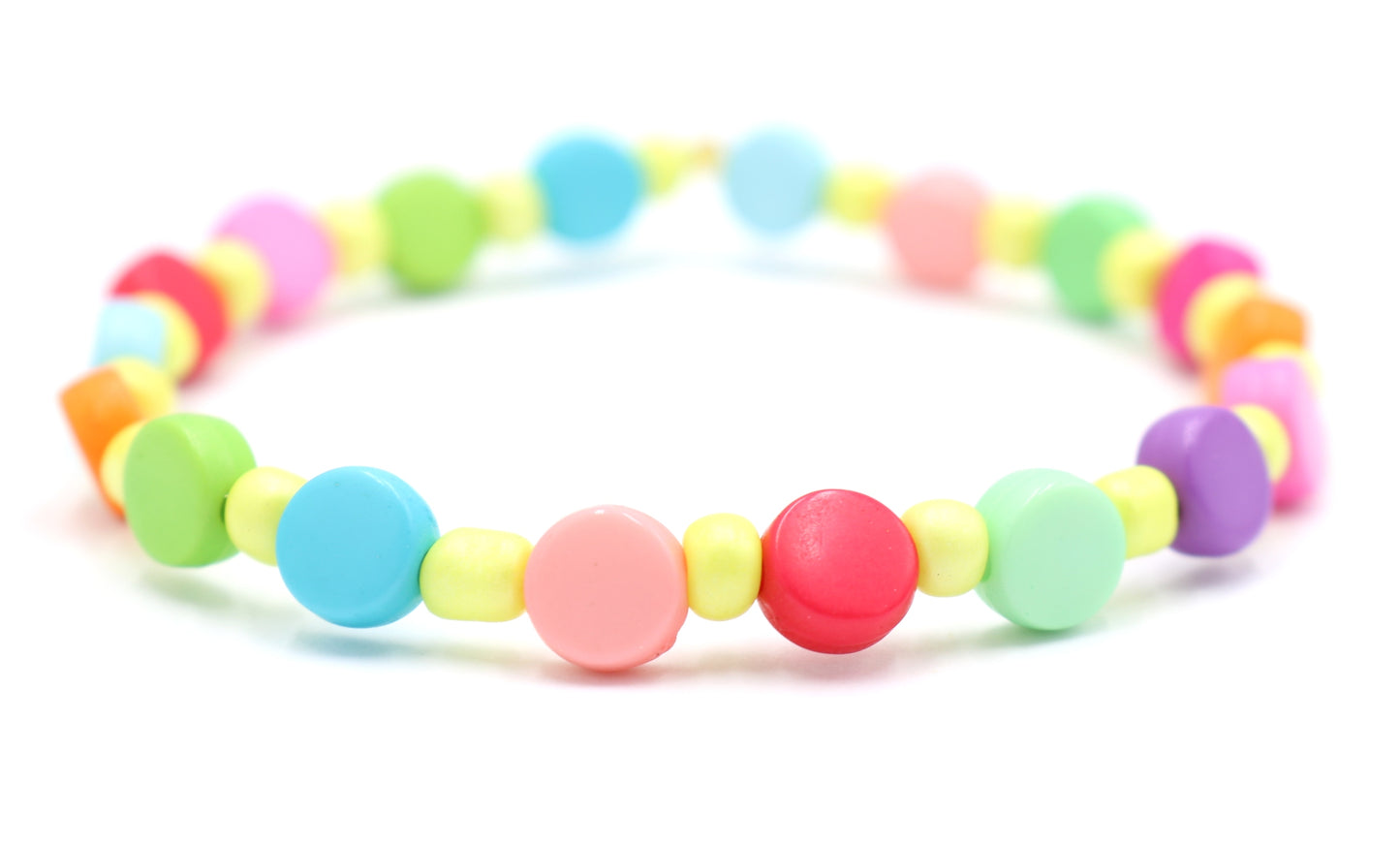 Electric Carnival Candy EDC Dance Dance Neon Yellow Bright Colors Bracelet by Monkey's Mojo