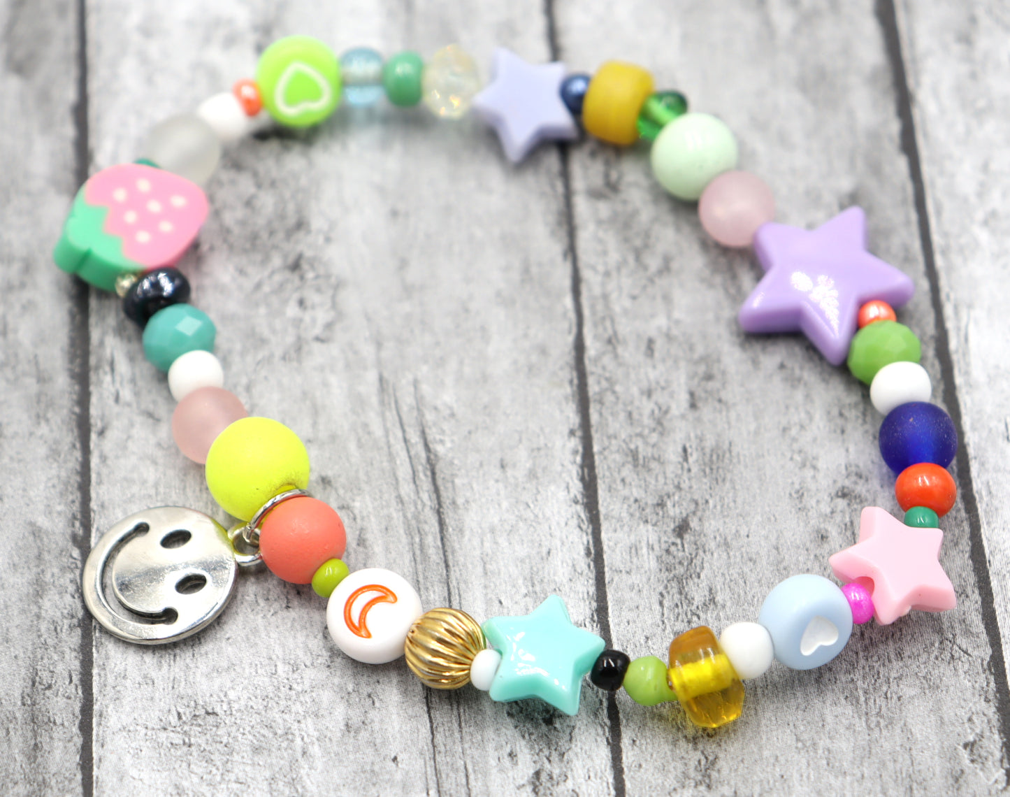 Kawaii All Things Bright and Cute All But the Kitchen Sink Fun Girlie Handmade Bracelet by Monkey's Mojo
